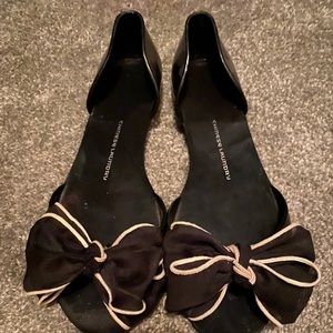 Chinese laundry flat sandals with bow